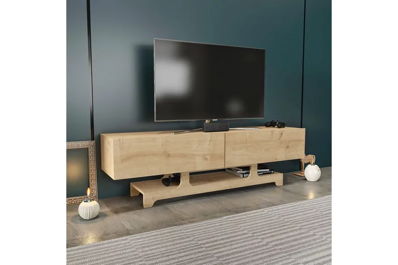 Zira Tv-bänk 160 cm - Ek - Möbler - Vardagsrum - Tv-möbler & mediamöbler - Tv-bänkar