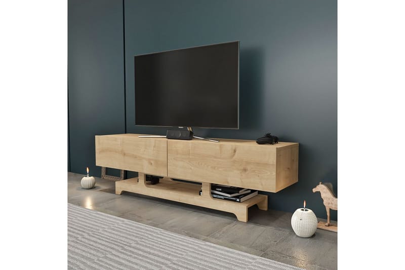 Zira Tv-bänk 160 cm - Ek - Möbler - Vardagsrum - Tv-möbler & mediamöbler - Tv-bänkar