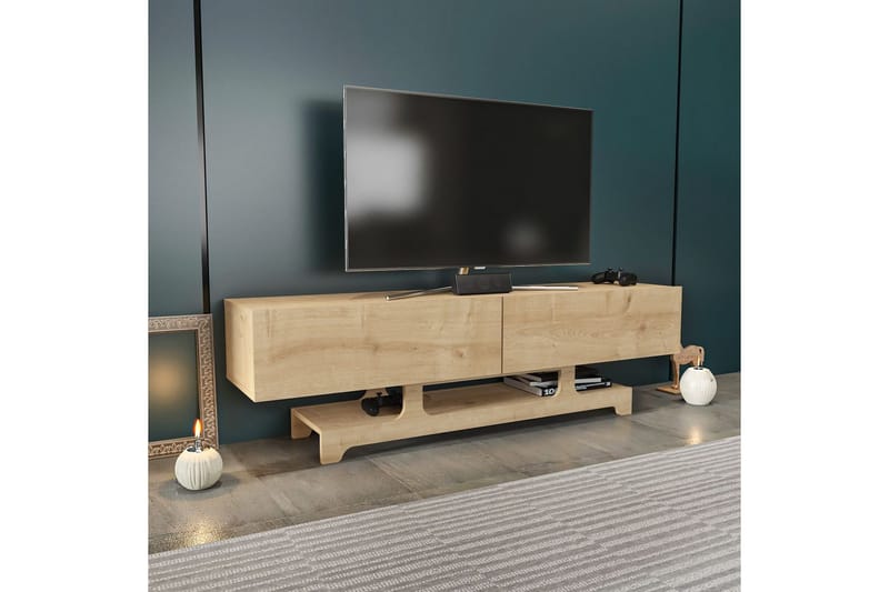 Zira Tv-bänk 160 cm - Ek - Möbler - Vardagsrum - Tv-möbler & mediamöbler - Tv-bänkar