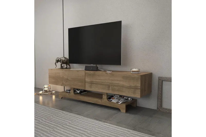 Zira Tv-bänk 160 cm - Valn öt - Möbler - Vardagsrum - Tv-möbler & mediamöbler - Tv-bänkar