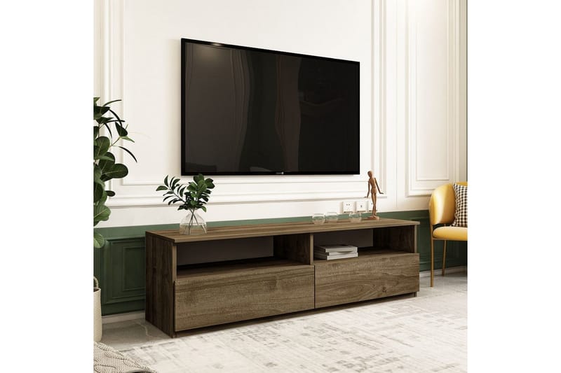 Zylen Tv-bänk 144 cm - Valnöt - Möbler - Vardagsrum - Tv-möbler & mediamöbler - Tv-bänkar