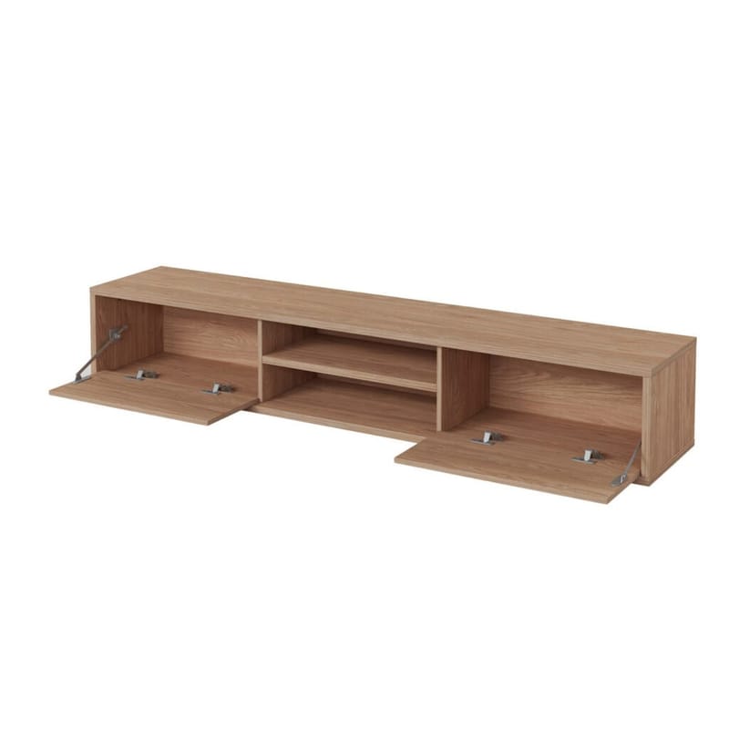 Vägghängd TV-bänk Frida 2 luckor upp - Oljad Ek - Möbler - Vardagsrum - Tv-möbler & mediamöbler - Tv-bänkar