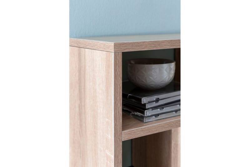 Vägghylla Wohnling melaminbelagd spånskiva, bokförvaring, väggmonterad, modern stil Sonoma - Sonoma - Förvaring - Köksförvaring - Kökshylla