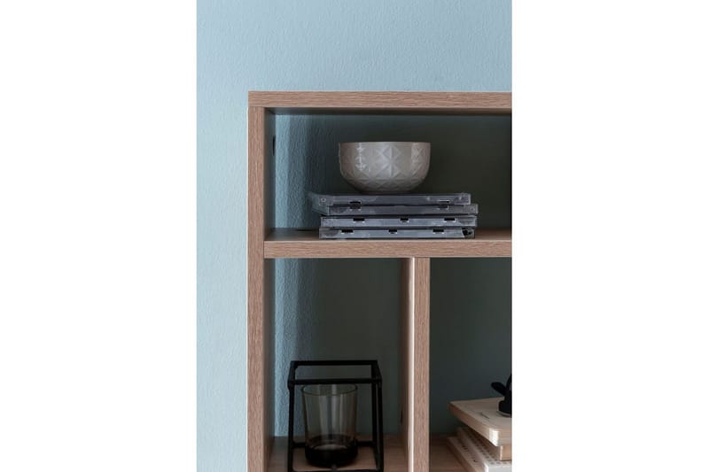 Vägghylla Wohnling melaminbelagd spånskiva, bokförvaring, väggmonterad, modern stil Sonoma - Sonoma - Förvaring - Köksförvaring - Kökshylla