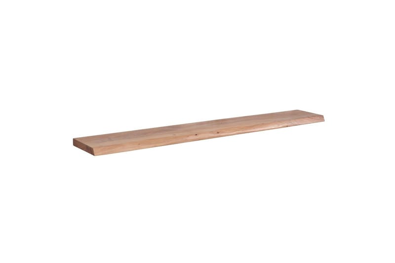 Vägghylla Wohnling träkant, massivt trä, flytande hylla, lantlig stil 160 cm - 160 cm - Möbler - Vardagsrum - Tv-möbler & mediamöbler - Tv-hylla