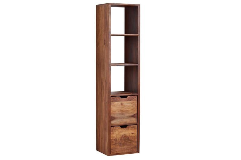 Vägghylla Wohnling Vägghylla i massivt trä, väggmonterad, 2 lådor, 150 cm, lantlig stil - Möbler - Vardagsrum - Tv-möbler & mediamöbler - Tv-hylla