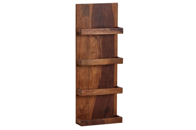 Vägghylla Wohnling Vägghylla i massivt trä, väggmonterad, 30X80 cm, lantlig stil