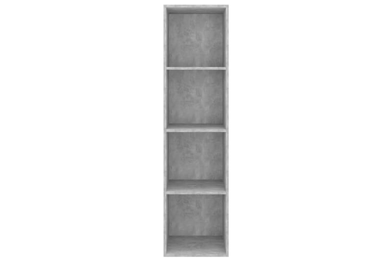 Väggmonterat tv-skåp betonggrå 37x37x142,5 cm spånskiva - Grå - Möbler - Vardagsrum - Tv-möbler & mediamöbler - Tv-bänkar