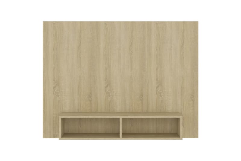 Väggmonterat tv-skåp sonoma-ek 120x23,5x90 cm spånskiva - Brun - Möbler - Vardagsrum - Tv-möbler & mediamöbler - Tv-skåp