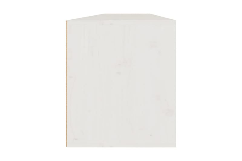 Väggskåp 2 st vit 80x30x35 cm massiv furu - Vit - Möbler - Vardagsrum - Tv-möbler & mediamöbler - Tv-bänkar