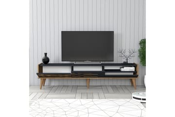 Valensiya Tv-bänk 180 cm - Valnöt/Antracit - Möbler - Vardagsrum - Tv-möbler & mediamöbler - Tv-bänkar