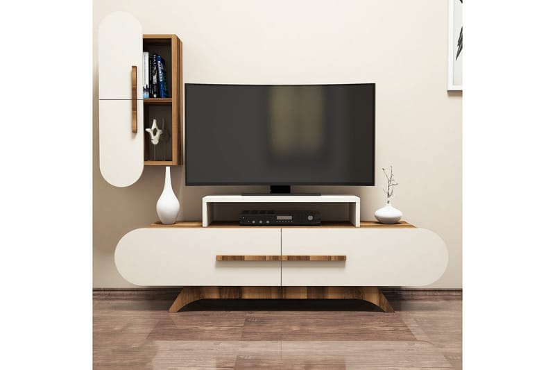 VARRED TV-Möbelset 145 cm Brun - Tv-möbelset