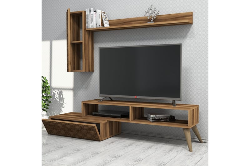 VARRED TV-Möbelset 150 cm Brun - Brun - Tv-möbelset