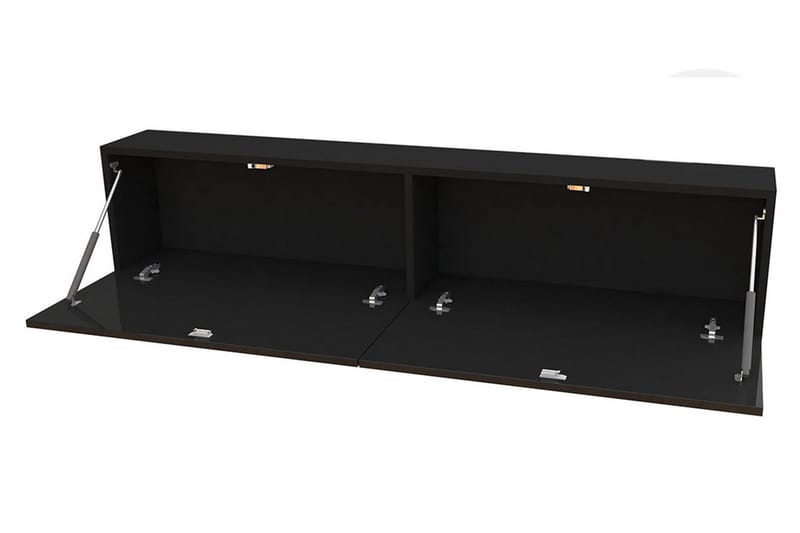 Vasil TV-möbelset 280x40x180 cm - Svart/Vit - Möbler - Vardagsrum - Tv-möbler & mediamöbler - Tv-möbelset