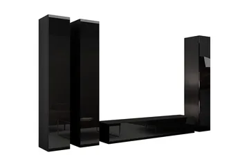 Vasil TV-möbelset 300x40x180 cm - Vit - Möbler - Vardagsrum - Tv-möbler & mediamöbler - Tv-möbelset