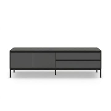 Velar TV-bänk 180x55x40 cm - Antracit/Wood Black/Svart - Möbler - Vardagsrum - Tv-möbler & mediamöbler - Tv-bänkar