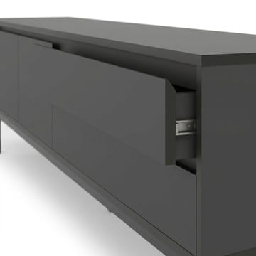 Velar TV-bänk 180x55x40 cm - Antracit/Wood Black/Svart - Möbler - Vardagsrum - Tv-möbler & mediamöbler - Tv-bänkar