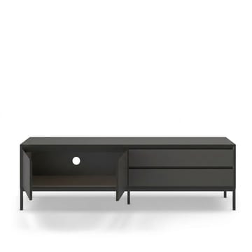 Velar TV-bänk 180x55x40 cm - Antracit/Wood Black/Svart - Möbler - Vardagsrum - Tv-möbler & mediamöbler - Tv-bänkar