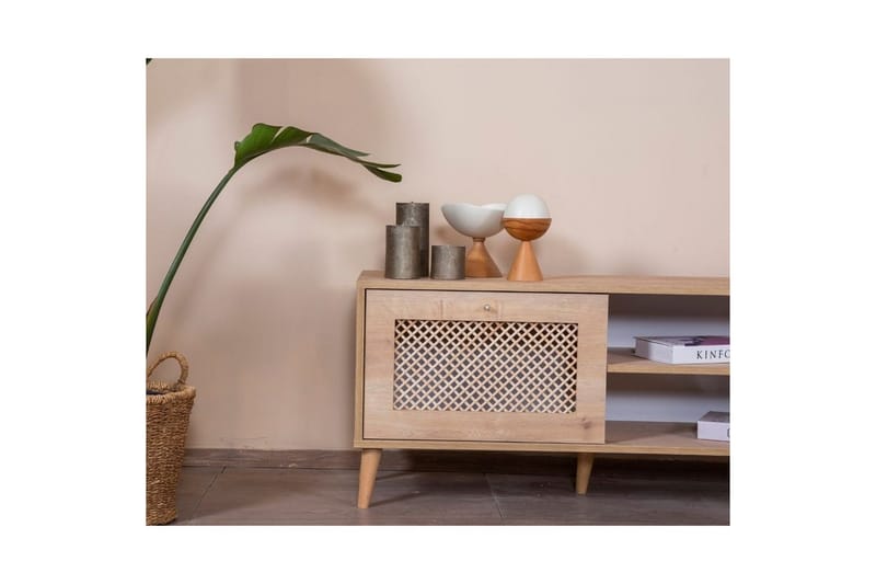 Velin Tv-bänk 55 cm - Mediumfärgat trä - Möbler - Vardagsrum - Tv-möbler & mediamöbler - Tv-bänkar