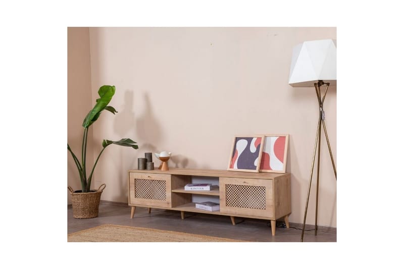 Velin Tv-bänk 55 cm - Mediumfärgat trä - Möbler - Vardagsrum - Tv-möbler & mediamöbler - Tv-bänkar