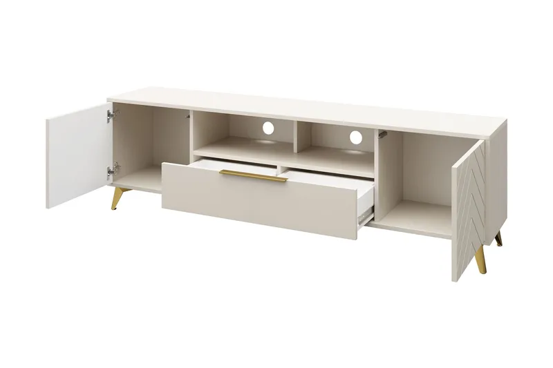 Vemdalen Tv-bänk 204 cm - Sand beige - Möbler - Vardagsrum - Tv-möbler & mediamöbler - Tv-bänkar