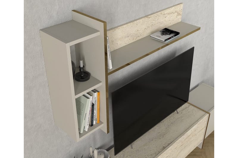 Veyron Tv-bänk 180 cm - Beige/Sandsten - Möbler - Vardagsrum - Tv-möbler & mediamöbler - Tv-bänkar