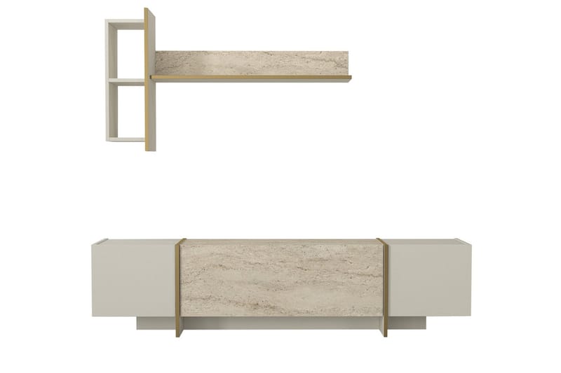 Veyron Tv-bänk 180 cm - Beige/Sandsten - Möbler - Vardagsrum - Tv-möbler & mediamöbler - Tv-bänkar