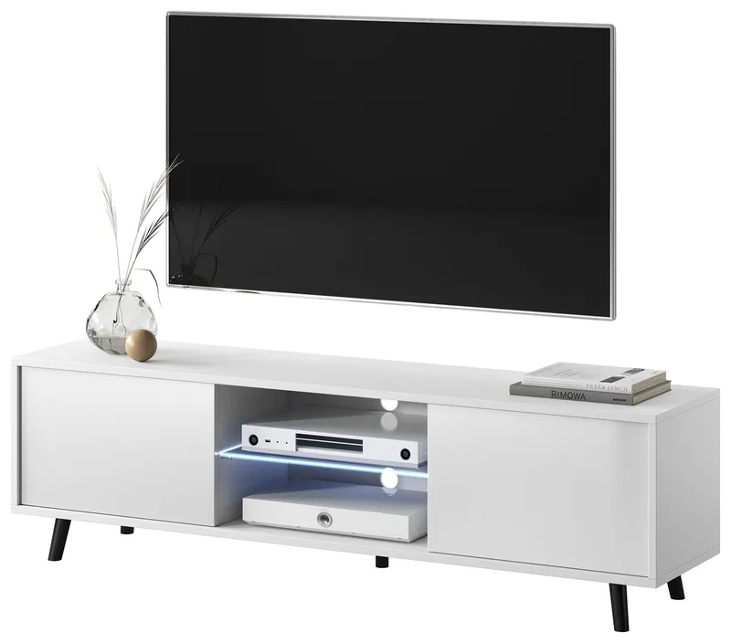 Vipan Tv-bänk 140 cm - Vit - Möbler - Vardagsrum - Tv-möbler & mediamöbler - Tv-bänkar
