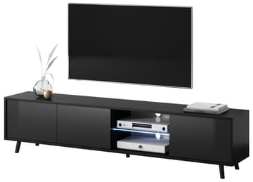 Vipan Tv-bänk 175 cm - Svart - Möbler - Vardagsrum - Tv-möbler & mediamöbler - Tv-bänkar