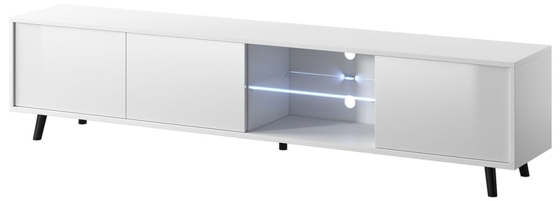 Vipan Tv-bänk 175 cm - Vit - Möbler - Vardagsrum - Tv-möbler & mediamöbler - Tv-bänkar