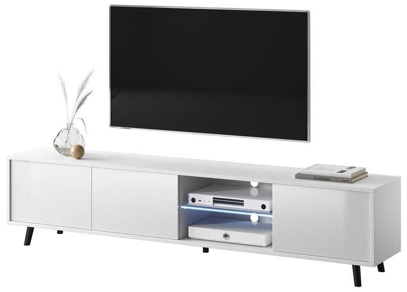 Vipan Tv-bänk 175 cm - Vit - Möbler - Vardagsrum - Tv-möbler & mediamöbler - Tv-bänkar