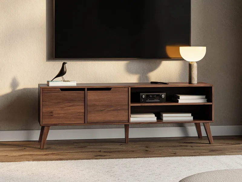 Virello Tv-bänk 160 cm - brun - Möbler - Vardagsrum - Tv-möbler & mediamöbler - Tv-bänkar