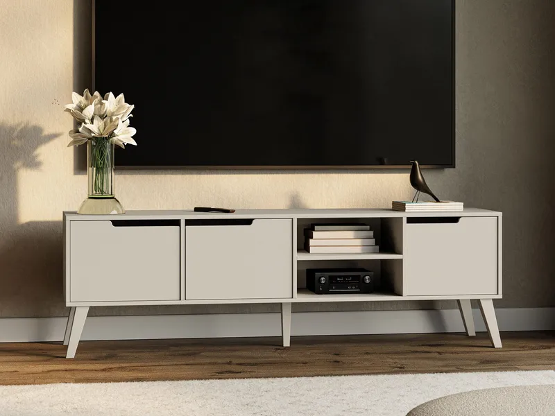 Virello Tv-bänk 180 cm - beige - Möbler - Vardagsrum - Tv-möbler & mediamöbler - Tv-bänkar
