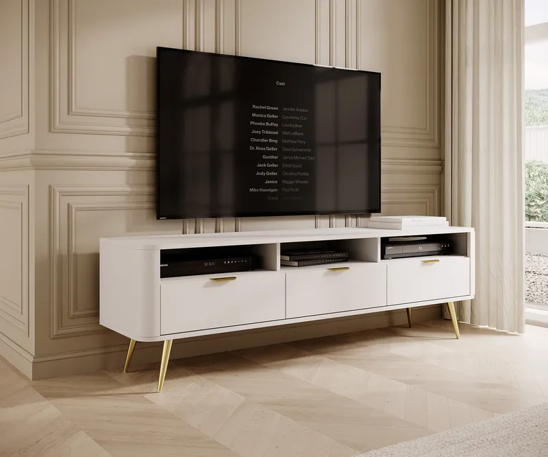 Walia Tv-bänk 162 cm - Vit - Möbler - Vardagsrum - Tv-möbler & mediamöbler - Tv-bänkar