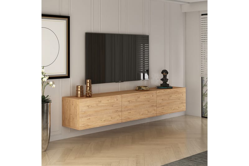 West Tv-bänk 150 cm Brun - Möbler - Vardagsrum - Tv-möbler & mediamöbler - Tv-bänkar