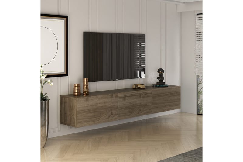 West Tv-bänk 150 cm - Valnöt - Möbler - Vardagsrum - Tv-möbler & mediamöbler - Tv-bänkar