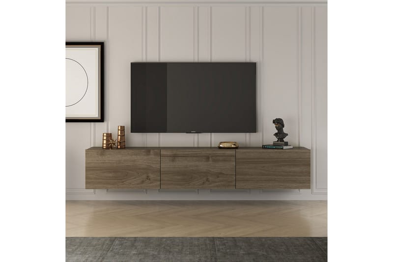West Tv-bänk 150 cm - Valnöt - Möbler - Vardagsrum - Tv-möbler & mediamöbler - Tv-bänkar