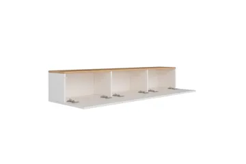 West Tv-bänk 150 cm - Vit/Brun - Möbler - Vardagsrum - Tv-möbler & mediamöbler - Tv-bänkar