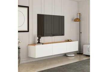 West Tv-bänk 150 cm - Vit/Brun - Möbler - Vardagsrum - Tv-möbler & mediamöbler - Tv-bänkar