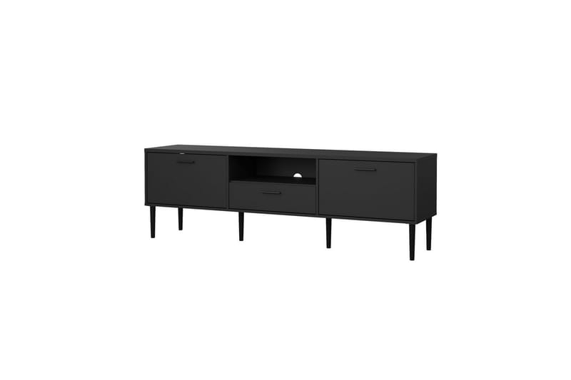 Yumi Tv-bänk 177 cm - Svart - Möbler - Vardagsrum - Tv-möbler & mediamöbler - Tv-bänkar