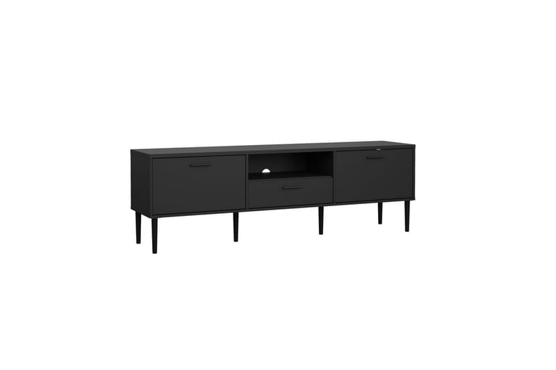 Yumi Tv-bänk 177 cm - Svart - Möbler - Vardagsrum - Tv-möbler & mediamöbler - Tv-bänkar