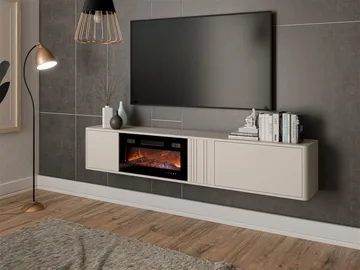 Zalricus Tv-bänk 190 cm - beige - Möbler - Vardagsrum - Tv-möbler & mediamöbler - Tv-bänkar