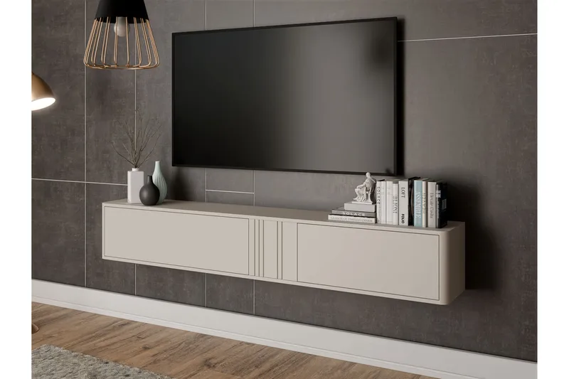 Zalricus Tv-skåp 190 cm - Beige - Möbler - Vardagsrum - Tv-möbler & mediamöbler - Tv-skåp