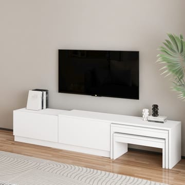 Zalven TV-bänk 180x36x30 cm - vit - Möbler - Vardagsrum - Tv-möbler & mediamöbler - Tv-bänkar