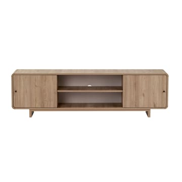 Zavio TV-bänk 180 cm med Förvaring, Trä- och Ekutseende - Natur - Möbler - Vardagsrum - Tv-möbler & mediamöbler - Tv-bänkar