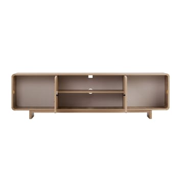 Zavio TV-bänk 180 cm med Förvaring, Trä- och Ekutseende - Natur - Möbler - Vardagsrum - Tv-möbler & mediamöbler - Tv-bänkar