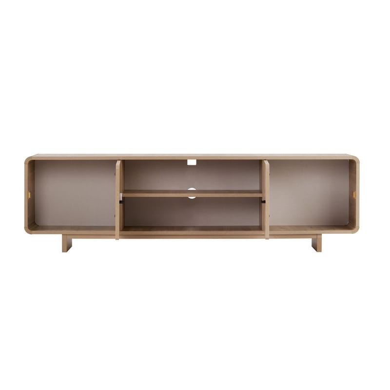 Zavio TV-bänk med Förvaring 180x52x34 cm - Ek - Möbler - Vardagsrum - Tv-möbler & mediamöbler - Tv-bänkar