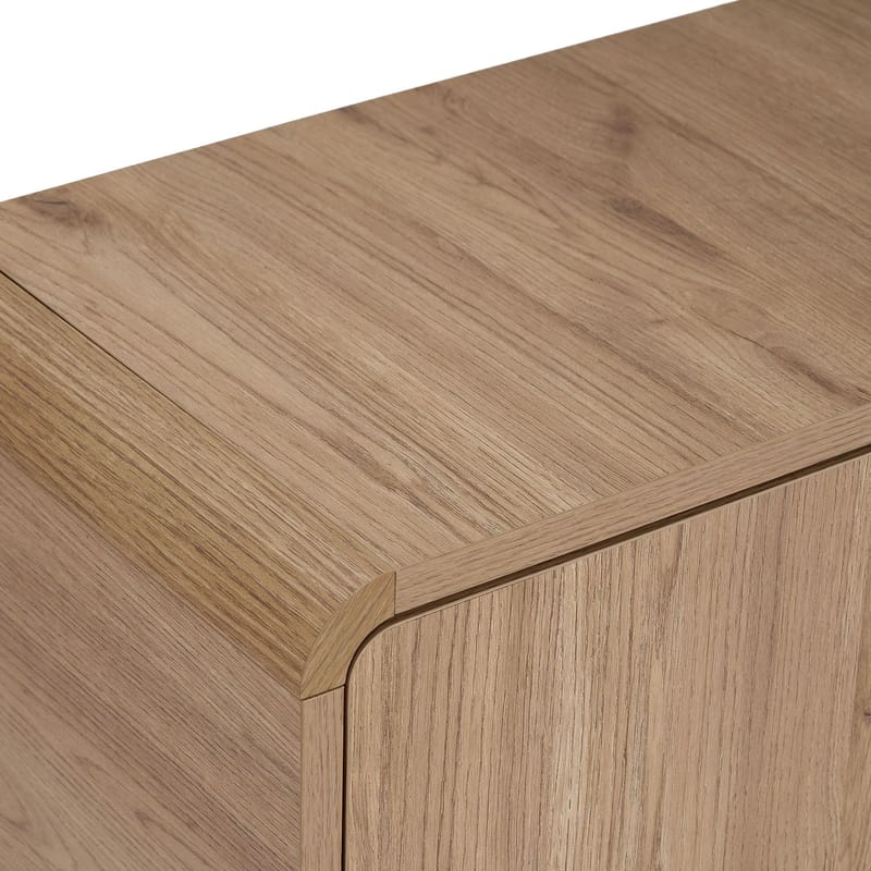 Zavio TV-bänk med Förvaring 180x52x34 cm - Ek - Möbler - Vardagsrum - Tv-möbler & mediamöbler - Tv-bänkar