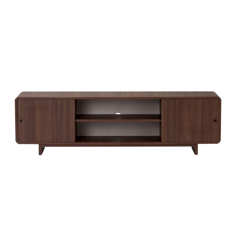 Zavio TV-bänk med Förvaring 180x52x34 cm - Valnöt - Möbler - Vardagsrum - Tv-möbler & mediamöbler - Tv-bänkar
