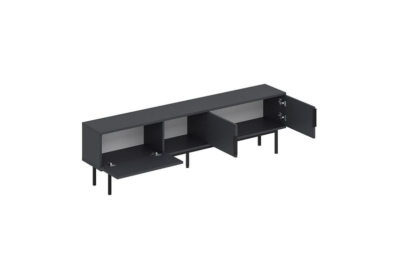 Zeiran Tv-bänk 180 cm - Antracit - Möbler - Vardagsrum - Tv-möbler & mediamöbler - Tv-bänkar